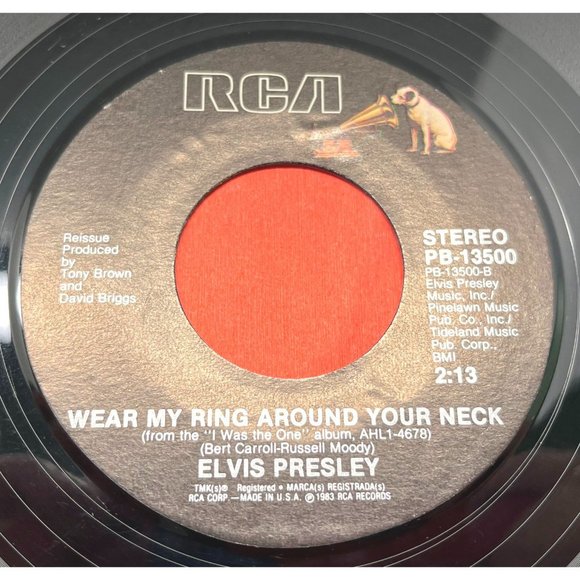 Elvis Presley I Was the One / Wear My Ring Around 45 Rock Record RCA 13500 - Picture 1 of 4